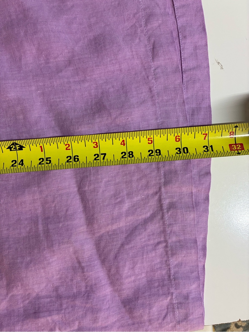 Match Point 100% Linen Lavender Tunic Top XL - Picture 8 of 8